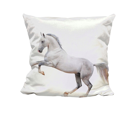 Picture of White Horse  - Cuddle Cushion