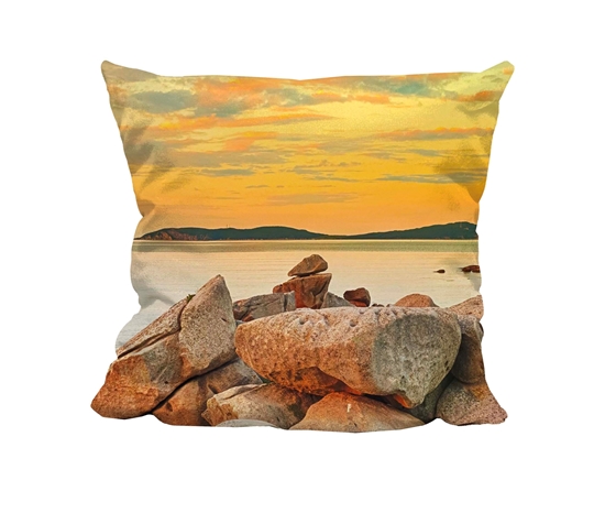 Picture of Lakeside Sunset - Cuddle Cushion