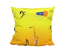 Picture of Music Instruments Polaroid - Cuddle Cushion