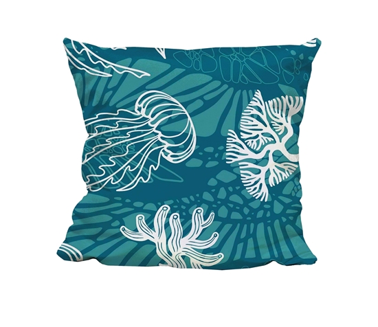 Picture of Jellyfish and Coral - Cuddle Cushion