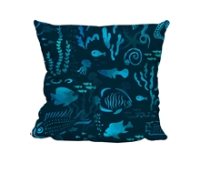 Picture of Marine Animals - Blue - Cuddle Cushion