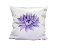 Picture of Purple Lotus - Poem - Cuddle Cushion