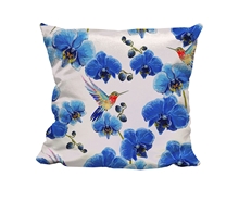 Picture of Hummingbird with Orchard - Cuddle Cushion