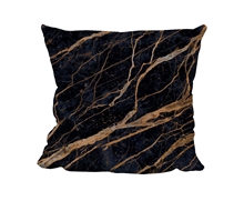 Picture of Black and Gold Marble - Cuddle Cushion
