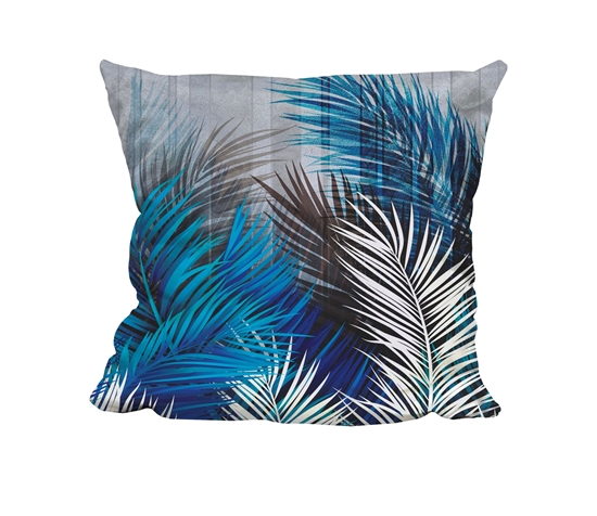 Picture of Blue and White Feather - Cuddle Cushion