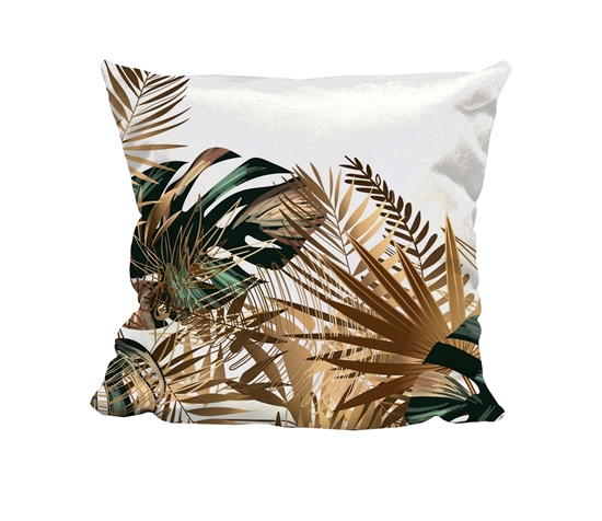 Picture of Gold and Green Leaf - Cuddle Cushion