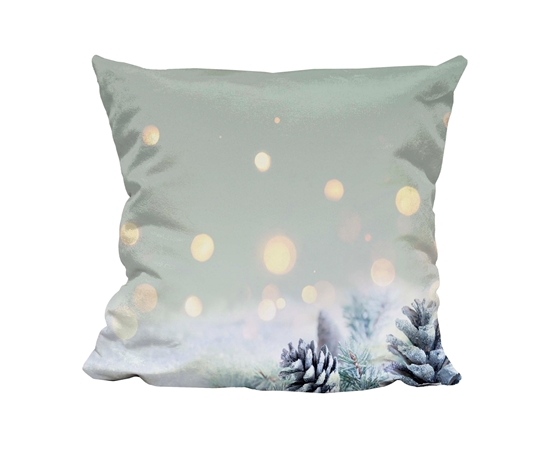 Picture of Christmas Candle - Light - Cuddle Cushion