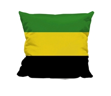 Picture of Jamaican Flag - Stripe Style - Cuddle Cushion