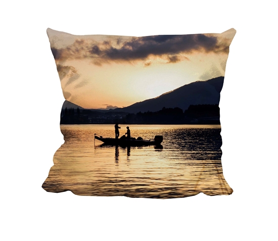 Picture of Fishing Lake - Cuddle Cushion