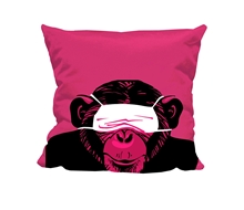 Picture of Cartoon Three Wise Monkeys - Cuddle Cushion