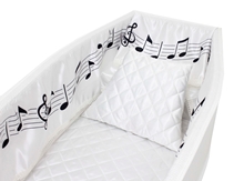 Picture of 12" Satin Frill - Musical Notes