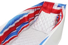 Picture of 12" Satin Frill - Union Jack